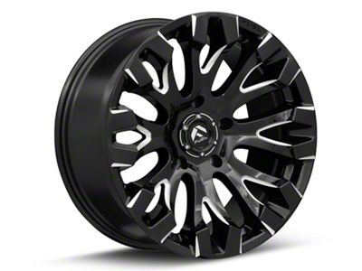 Fuel Wheels Quake Gloss Black Milled 5-Lug Wheel; 20x9; 1mm Offset (07-13 Tundra)