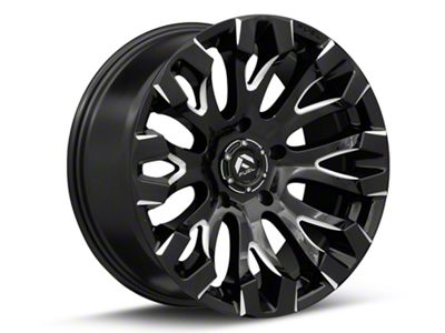 Fuel Wheels Quake Gloss Black Milled 5-Lug Wheel; 18x9; 1mm Offset (07-13 Tundra)