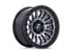 Fuel Wheels Rincon Matte Gunmetal with Black Lip 5-Lug Wheel; 20x9; 25mm Offset (07-13 Tundra)