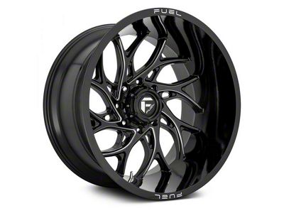 Fuel Wheels Runner Gloss Black Milled 5-Lug Wheel; 20x9; 1mm Offset (07-13 Tundra)