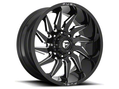 Fuel Wheels Saber Gloss Black Milled 5-Lug Wheel; 20x10; -18mm Offset (07-13 Tundra)