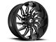 Fuel Wheels Saber Gloss Black Milled 5-Lug Wheel; 20x10; -18mm Offset (07-13 Tundra)