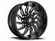 Fuel Wheels Saber Gloss Black Milled 5-Lug Wheel; 20x9; 20mm Offset (07-13 Tundra)