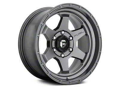 Fuel Wheels Shok Matte Anthracite 5-Lug Wheel; 18x9; 20mm Offset (07-13 Tundra)