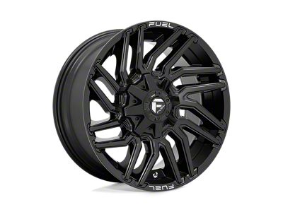 Fuel Wheels Typhoon Gloss Black 5-Lug Wheel; 22x10; -18mm Offset (07-13 Tundra)