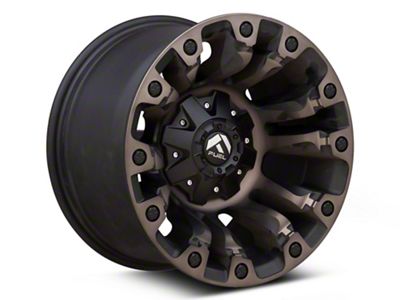 Fuel Wheels Vapor Matte Black Double Dark Tint 5-Lug Wheel; 20x9; 1mm Offset (07-13 Tundra)