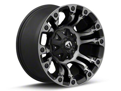 Fuel Wheels Vapor Matte Black Gray Tint 5-Lug Wheel; 18x9; 20mm Offset (07-13 Tundra)