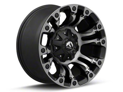 Fuel Wheels Vapor Matte Black Gray Tint 5-Lug Wheel; 20x9; 20mm Offset (07-13 Tundra)