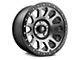 Fuel Wheels Vector Matte Gunmetal with Black Bead Ring 5-Lug Wheel; 20x9; 1mm Offset (07-13 Tundra)