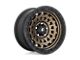 Fuel Wheels Zephyr Matte Bronze with Black Bead Ring 5-Lug Wheel; 17x9; -12mm Offset (07-13 Tundra)