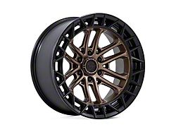 Fuel Wheels Celsius Matte Bronze with Matte Black Lip 6-Lug Wheel; 17x9; 1mm Offset (10-24 4Runner)