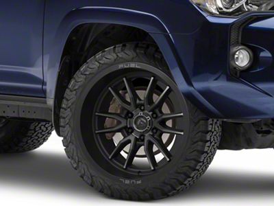 Fuel Wheels Clash Matte Black Double Dark Tint 6-Lug Wheel; 22x10; -18mm Offset (10-24 4Runner)