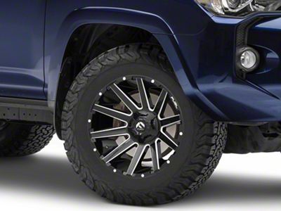 Fuel Wheels Contra Gloss Black Milled 6-Lug Wheel; 18x9; -12mm Offset (10-24 4Runner)