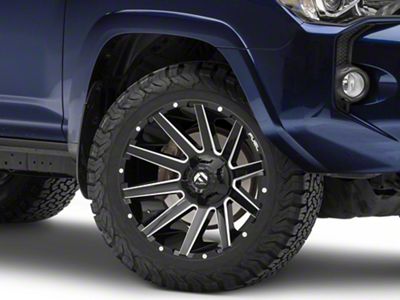 Fuel Wheels Contra Gloss Black Milled 6-Lug Wheel; 20x9; 20mm Offset (10-24 4Runner)