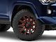 Fuel Wheels Contra Gloss Black with Red Tinted Clear 6-Lug Wheel; 18x9; -12mm Offset (10-24 4Runner)