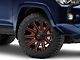 Fuel Wheels Contra Gloss Black with Red Tinted Clear 6-Lug Wheel; 20x10; -19mm Offset (10-24 4Runner)