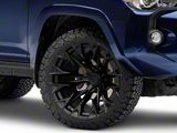 Fuel Wheels Flame Blackout 6-Lug Wheel; 22x12; -44mm Offset (10-24 4Runner)