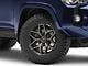 Fuel Wheels Flux Gloss Black Brushed with Gray Tint 6-Lug Wheel; 18x9; 1mm Offset (10-24 4Runner)