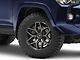 Fuel Wheels Flux Gloss Black Brushed with Gray Tint 6-Lug Wheel; 18x9; 20mm Offset (10-24 4Runner)