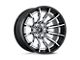 Fuel Wheels Fusion Forged Burn Chrome with Gloss Black Lip 6-Lug Wheel; 24x12; -44mm Offset (10-24 4Runner)