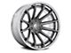 Fuel Wheels Fusion Forged Burn Platinum with Chrome Lip 6-Lug Wheel; 20x10; -18mm Offset (10-24 4Runner)