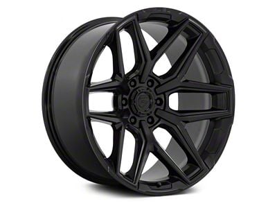 Fuel Wheels Fusion Forged Flux Blackout 6-Lug Wheel; 17x9; 1mm Offset (10-24 4Runner)