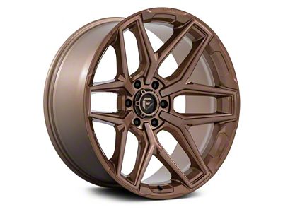 Fuel Wheels Fusion Forged Flux Platinum Bronze 6-Lug Wheel; 17x9; -12mm Offset (10-24 4Runner)