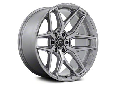 Fuel Wheels Fusion Forged Flux Platinum 6-Lug Wheel; 17x9; -12mm Offset (10-24 4Runner)