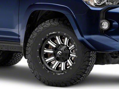 Fuel Wheels Hardline Gloss Black Milled 6-Lug Wheel; 18x9; 2mm Offset (10-24 4Runner)