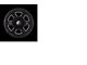 Fuel Wheels Hype Matte Black 6-Lug Wheel; 17x8.5; -10mm Offset (10-24 4Runner)