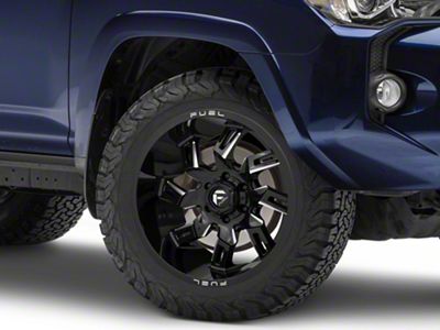 Fuel Wheels Lockdown Gloss Black Milled 6-Lug Wheel; 20x10; -18mm Offset (10-24 4Runner)