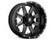 Fuel Wheels Maverick Matte Black Milled 6-Lug Wheel; 17x9; 13mm Offset (10-24 4Runner)