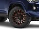 Fuel Wheels Quake Gloss Black Milled with Red Tint 6-Lug Wheel; 20x9; 1mm Offset (10-24 4Runner)