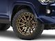 Fuel Wheels Rebel Matte Bronze with Black Bead Ring 6-Lug Wheel; 22x10; -13mm Offset (10-24 4Runner)