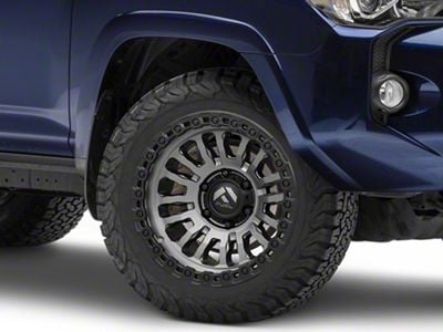 Fuel Wheels Rincon Matte Gunmetal with Matte Black Lip 6-Lug Wheel; 20x9; 20mm Offset (10-24 4Runner)