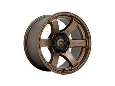 Fuel Wheels Rush Textured Bronze 6-Lug Wheel; 17x9; 1mm Offset (10-24 4Runner)