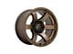 Fuel Wheels Rush Textured Bronze 6-Lug Wheel; 17x9; 1mm Offset (10-24 4Runner)