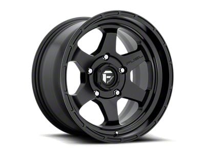 Fuel Wheels Shok Textured Black 6-Lug Wheel; 17x9; -12mm Offset (10-24 4Runner)