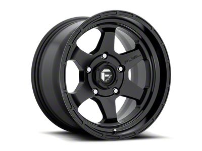 Fuel Wheels Shok Textured Black 6-Lug Wheel; 17x9; 1mm Offset (10-24 4Runner)