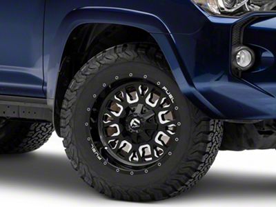 Fuel Wheels Stroke Gloss Black Milled 6-Lug Wheel; 18x9; 1mm Offset (10-24 4Runner)