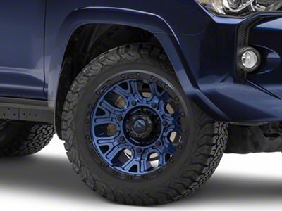 Fuel Wheels Traction Dark Blue with Black Ring 6-Lug Wheel; 20x10; -18mm Offset (10-24 4Runner)