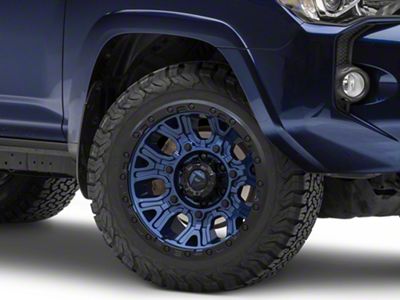 Fuel Wheels Traction Dark Blue with Black Ring 6-Lug Wheel; 20x9; 1mm Offset (10-24 4Runner)