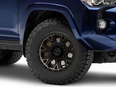 Fuel Wheels Traction Matte Black with Double Dark Tint 6-Lug Wheel; 17x9; -12mm Offset (10-24 4Runner)