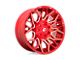 Fuel Wheels Twitch Candy Red Milled 6-Lug Wheel; 20x9; 1mm Offset (10-24 4Runner)