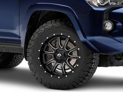 Fuel Wheels Vandal Gloss Black Milled 6-Lug Wheel; 18x9; 1mm Offset (10-24 4Runner)