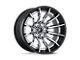 Fuel Wheels Burn Chrome with Gloss Black Lip 6-Lug Wheel; 20x9; 1mm Offset (16-23 Tacoma)