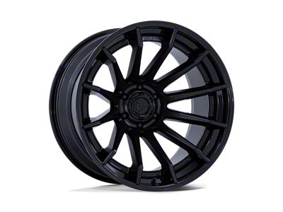 Fuel Wheels Burn Matte Black with Gloss Black Lip 6-Lug Wheel; 20x9; 1mm Offset (16-23 Tacoma)