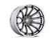 Fuel Wheels Burn Platinum with Chrome Lip 6-Lug Wheel; 20x9; 1mm Offset (16-23 Tacoma)