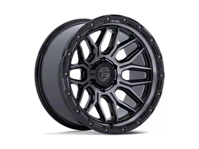 Fuel Wheels Surge Gloss Black Machined with Gray Tint 6-Lug Wheel; 17x9; -12mm Offset (16-23 Tacoma)