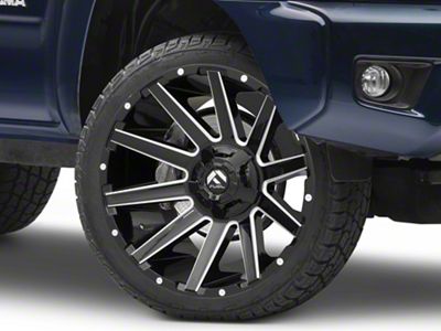 Fuel Wheels Contra Gloss Black Milled 6-Lug Wheel; 22x10; -19mm Offset (05-15 Tacoma)